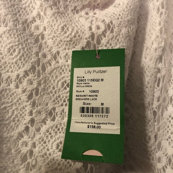 ❌SOLD❌🌴NWT Lilly Pulitzer Sevilla Crochet Dress🌴 - Picture 5 of 5